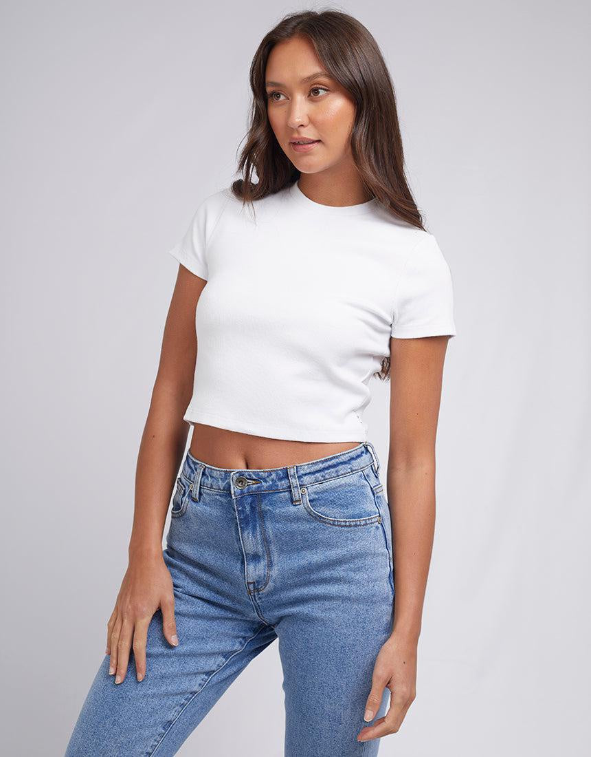 Harlem Rib Tee - White