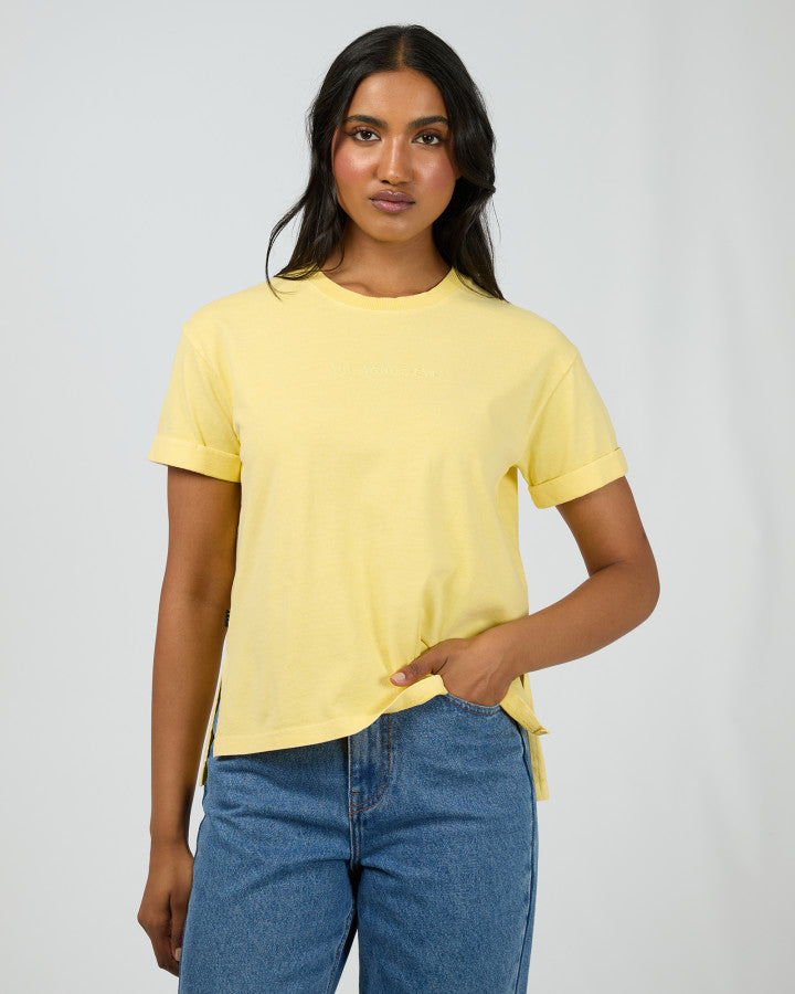 AAE Washed Tee - Lemon