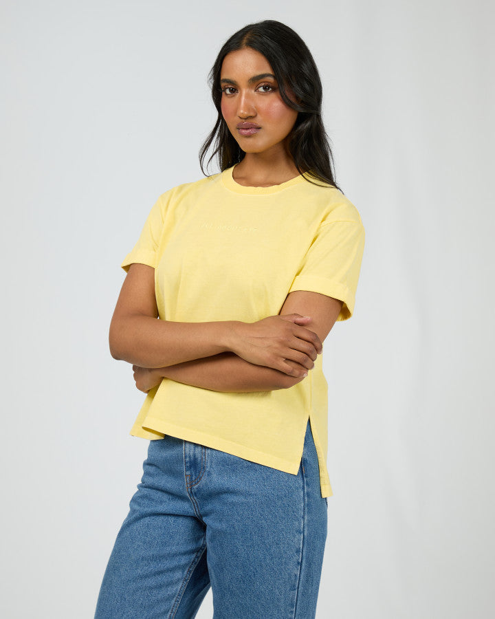 AAE Washed Tee - Lemon