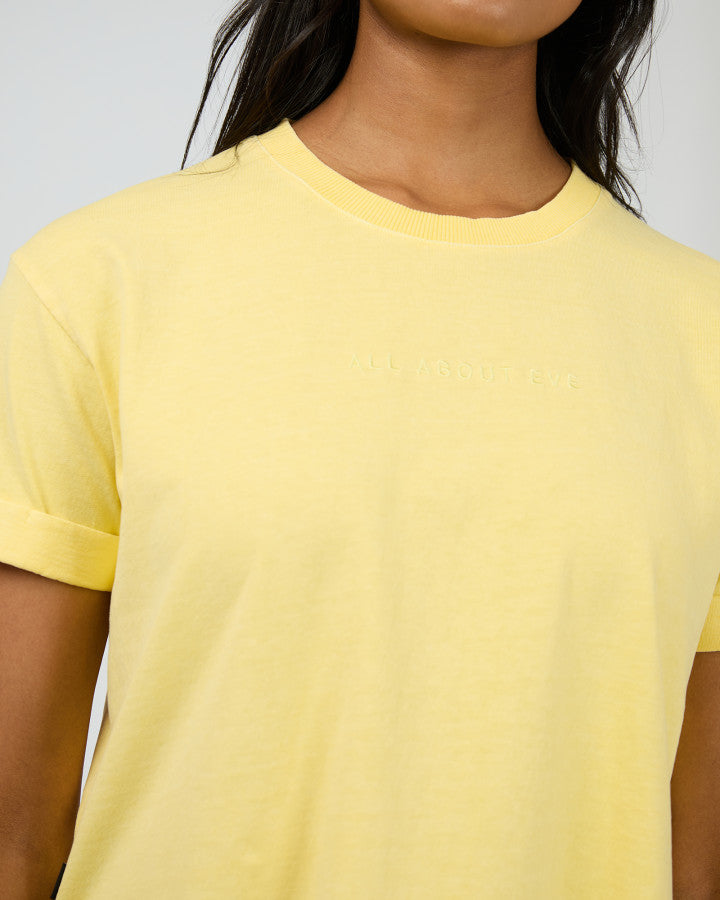 AAE Washed Tee - Lemon