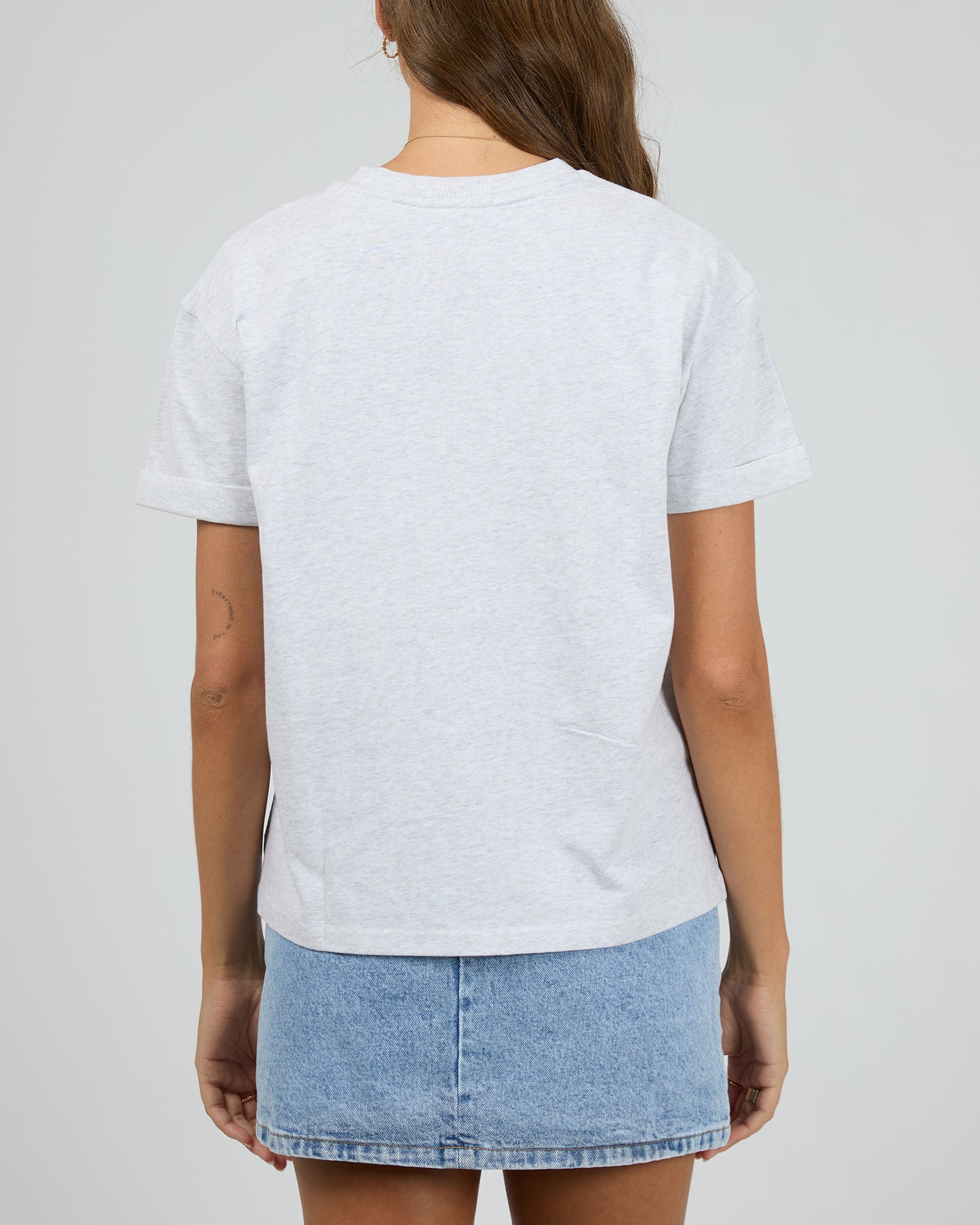AAE Washed Tee - Snow Marle