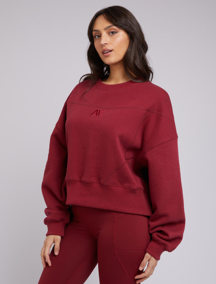 Active Tonal Sweater - Port