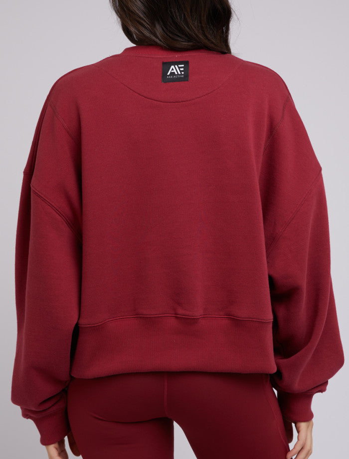 Active Tonal Sweater - Port
