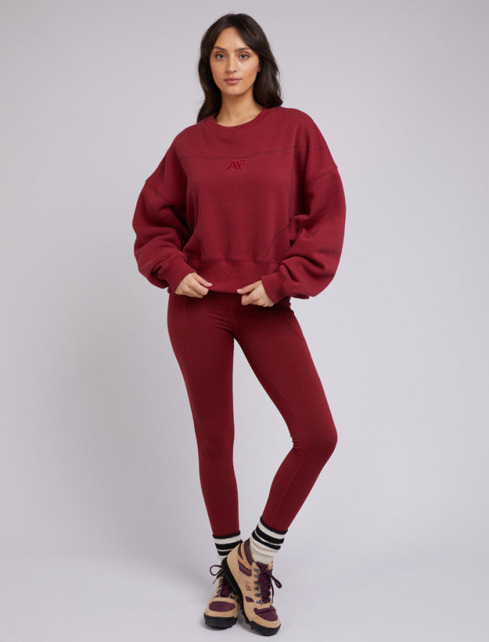Active Tonal Sweater - Port