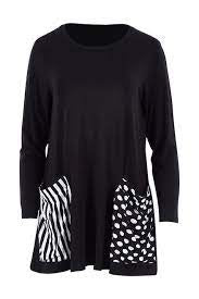 Splice Print Pocket Top