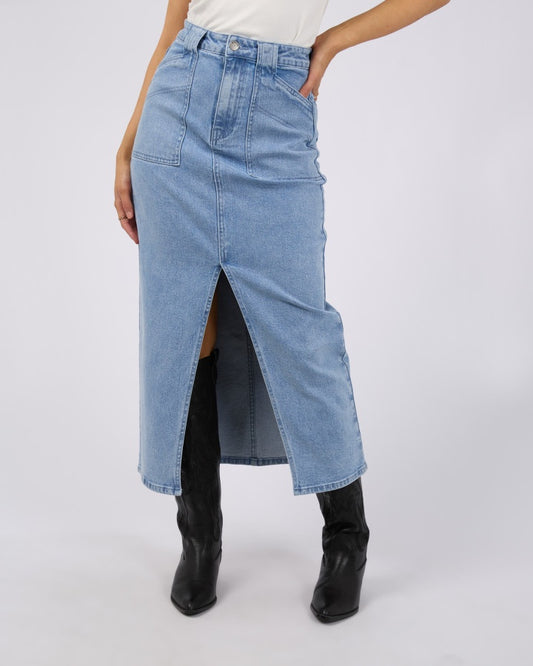 Becca Maxi Skirt - Light Blue