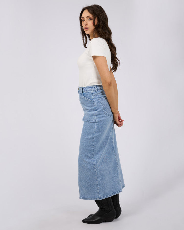Becca Maxi Skirt - Light Blue