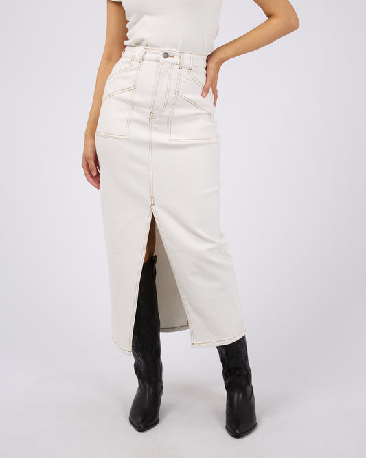 Becca Maxi Skirt - Vintage White