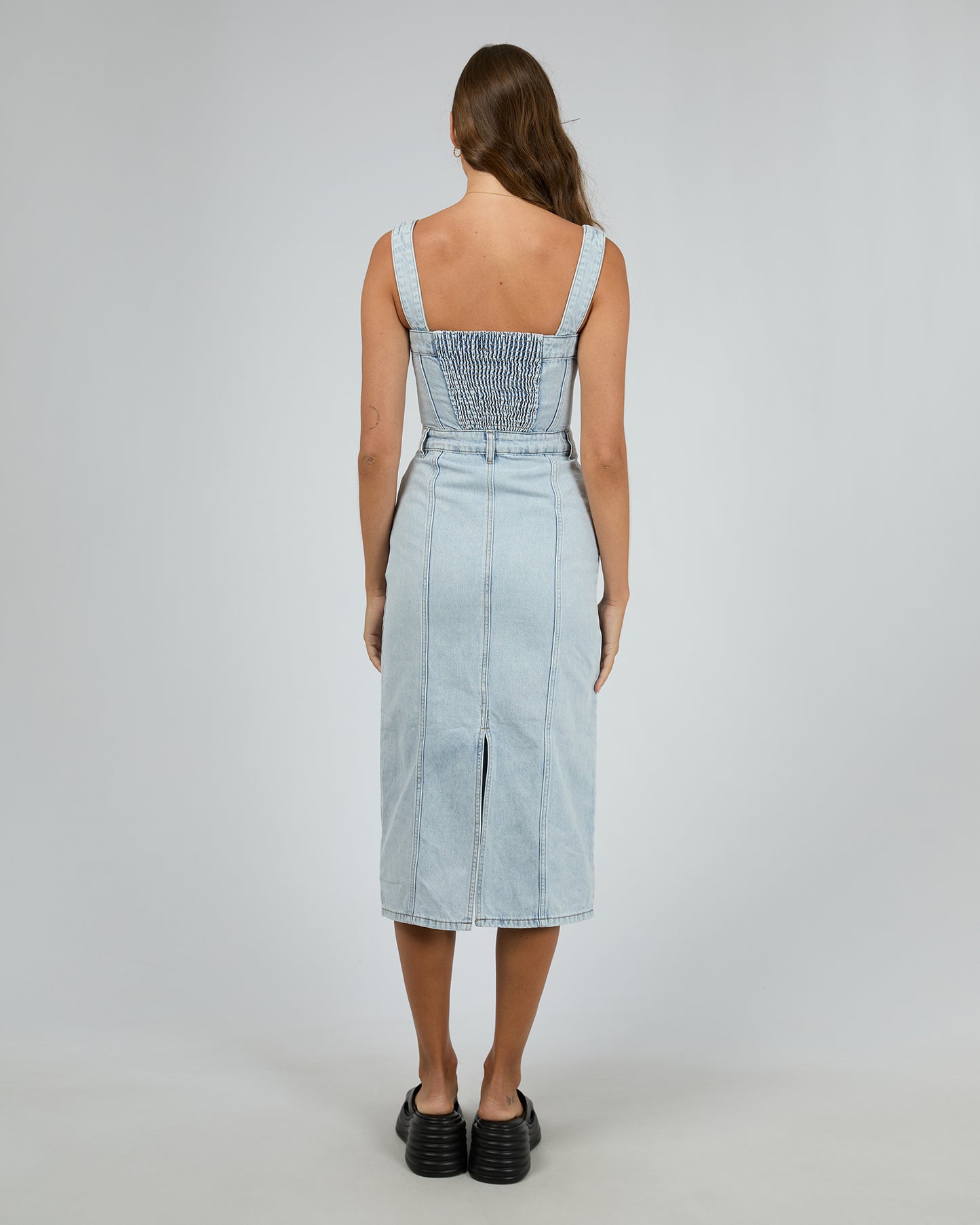 Coco Midi Dress - Bleach