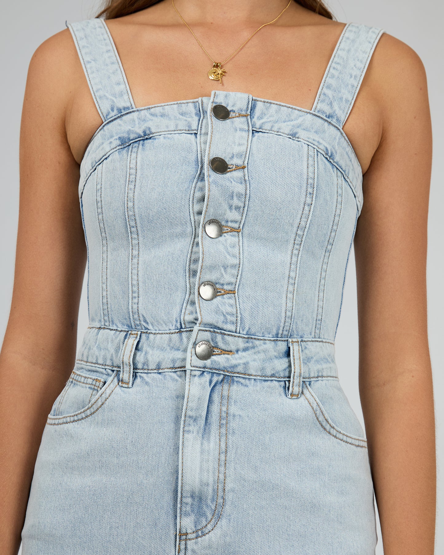 Coco Midi Dress - Bleach
