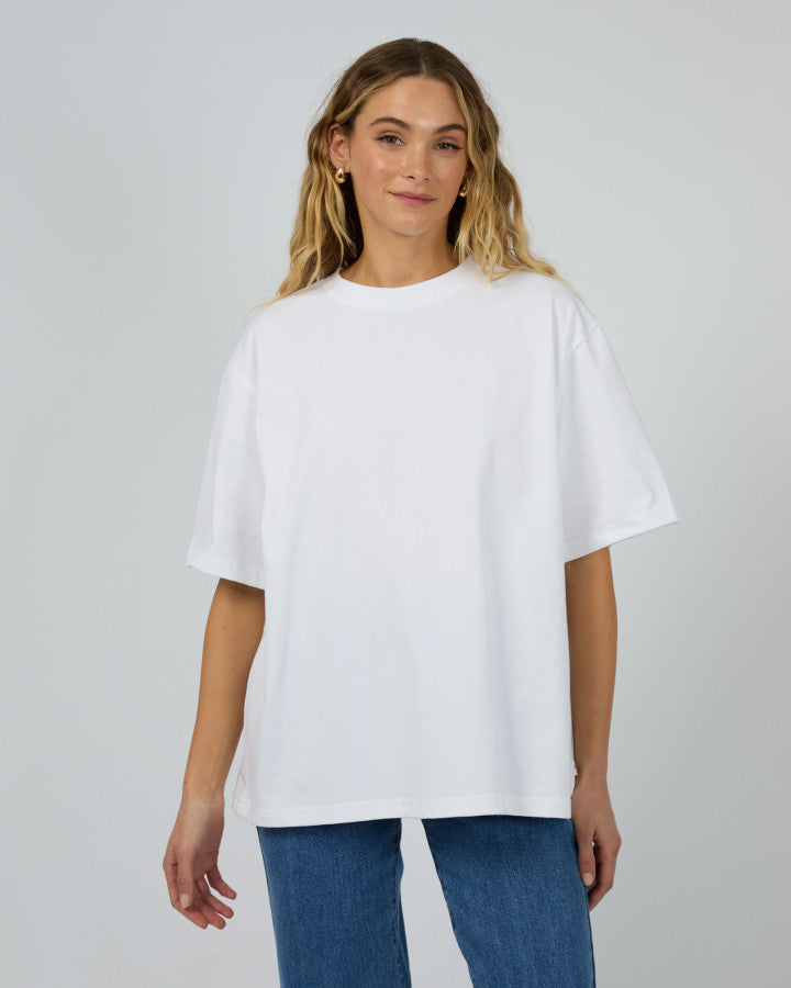 Core Oversized Tee - White
