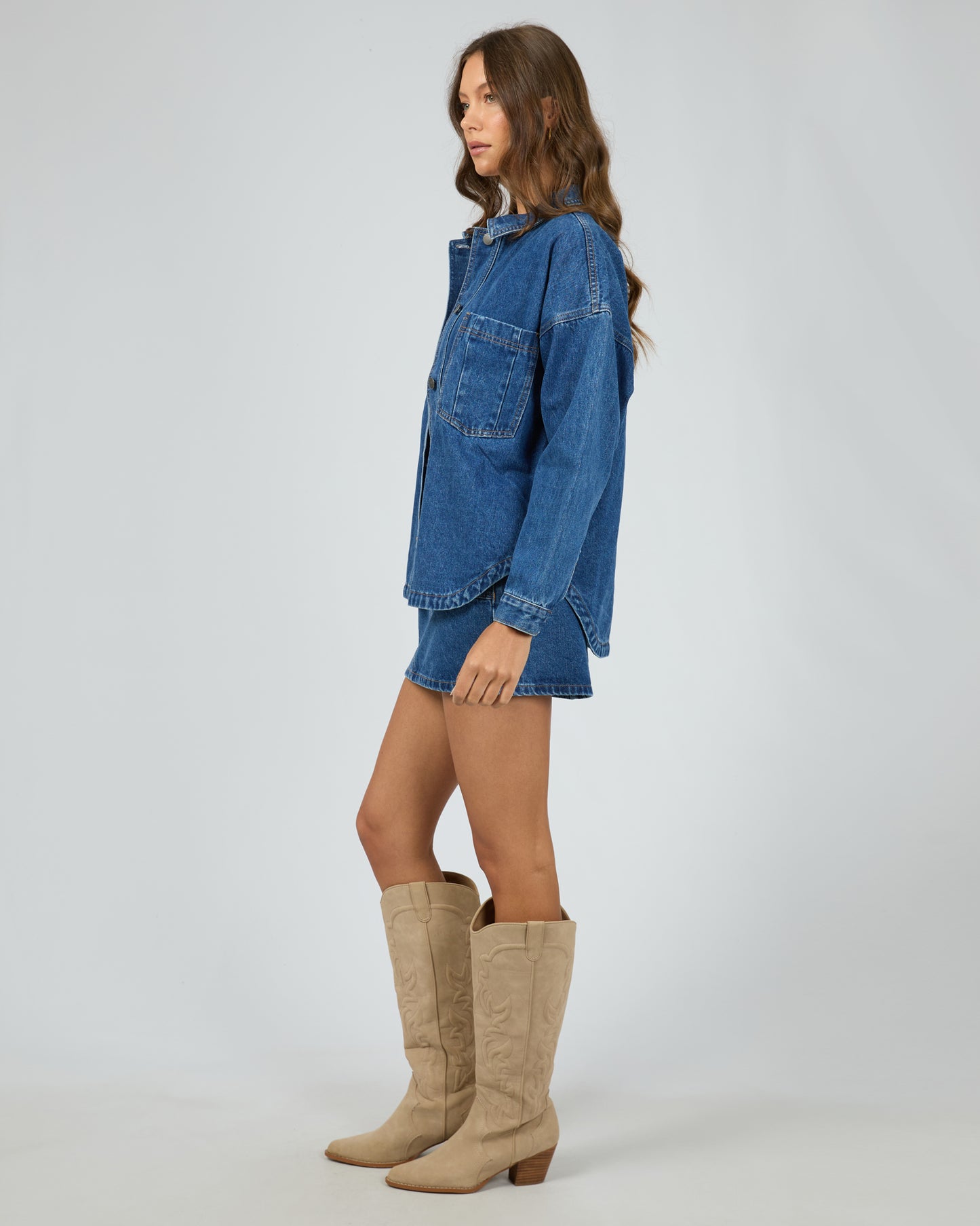 Dale Shacket - Denim