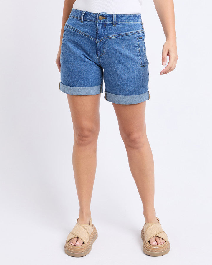 Devi Short - Mid Blue