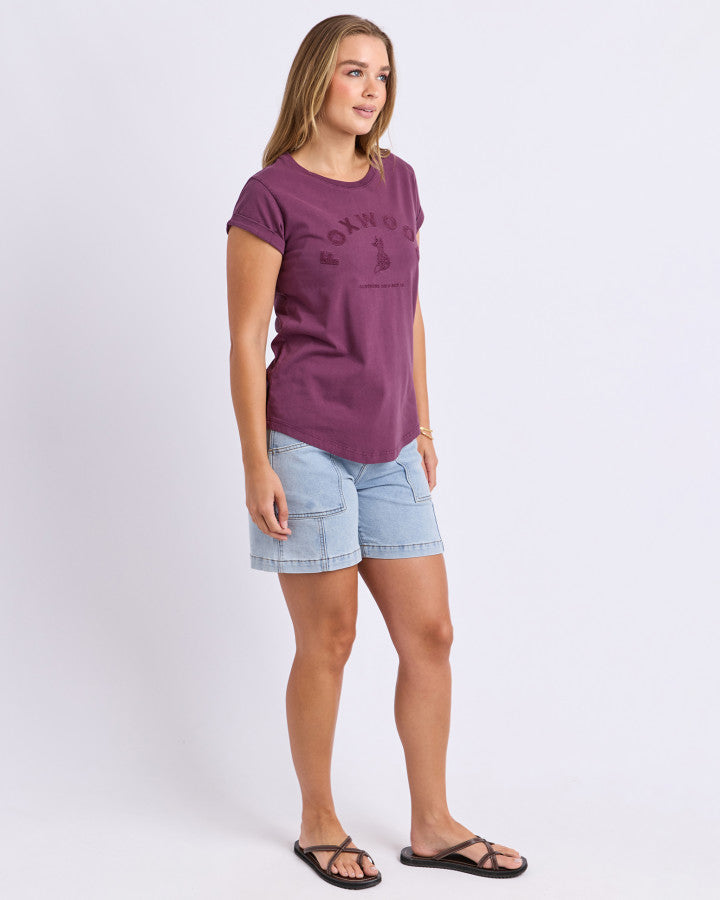 Effortless Tee- Plum