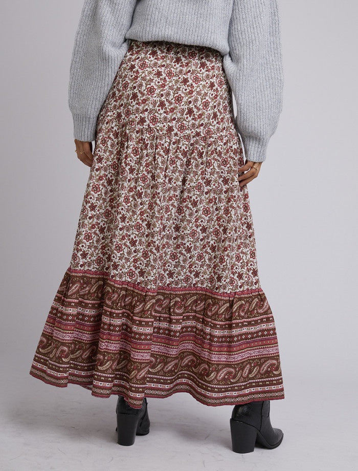Elle Floral Maxi Skirt