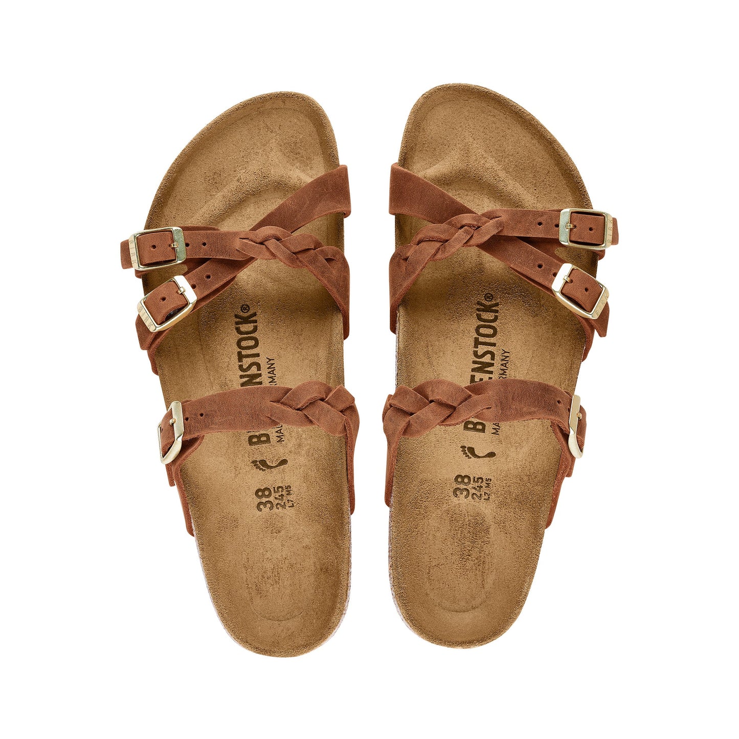 Franca Braided - Cognac