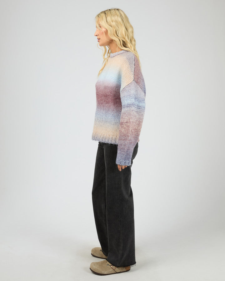 Fray knit jumper