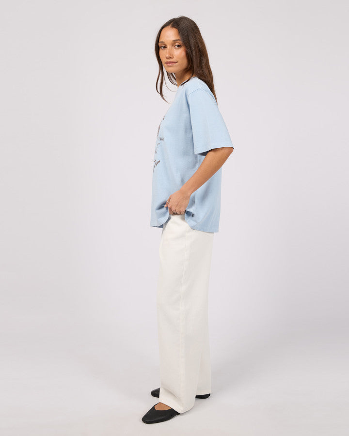 Fundamental Oversized Tee- Light Blue