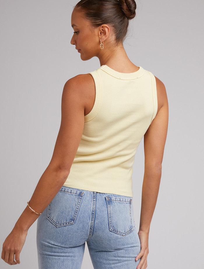 Greta Tank - Lemon