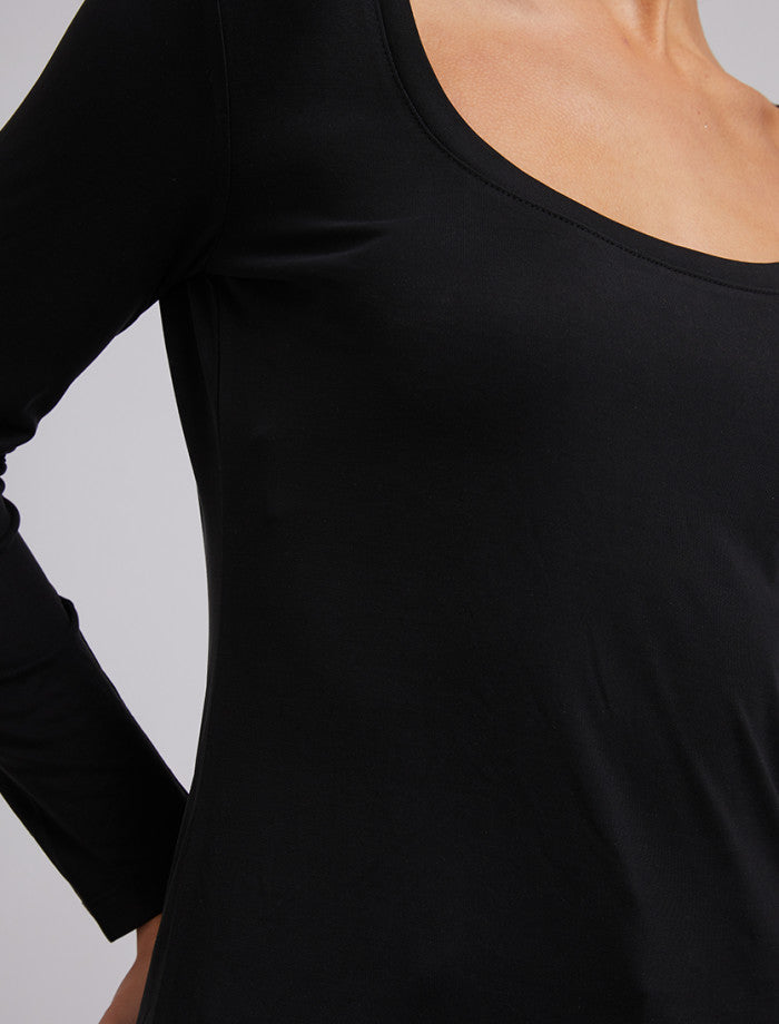 Harper L/S Tee - Black