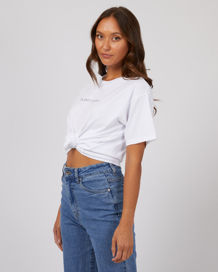 Logo Tee - White