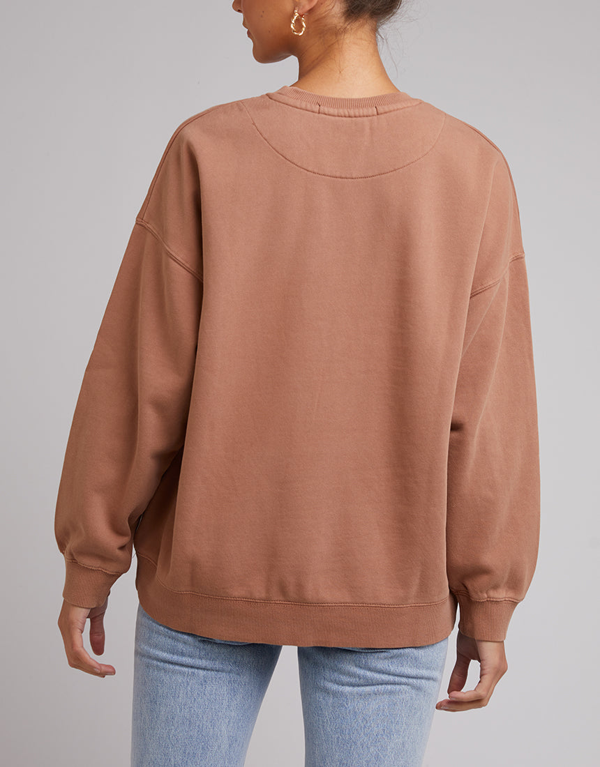 Oversized Crew - Tan