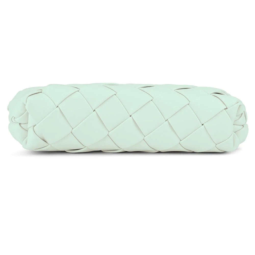 QUINN Woven Clutch - Mint