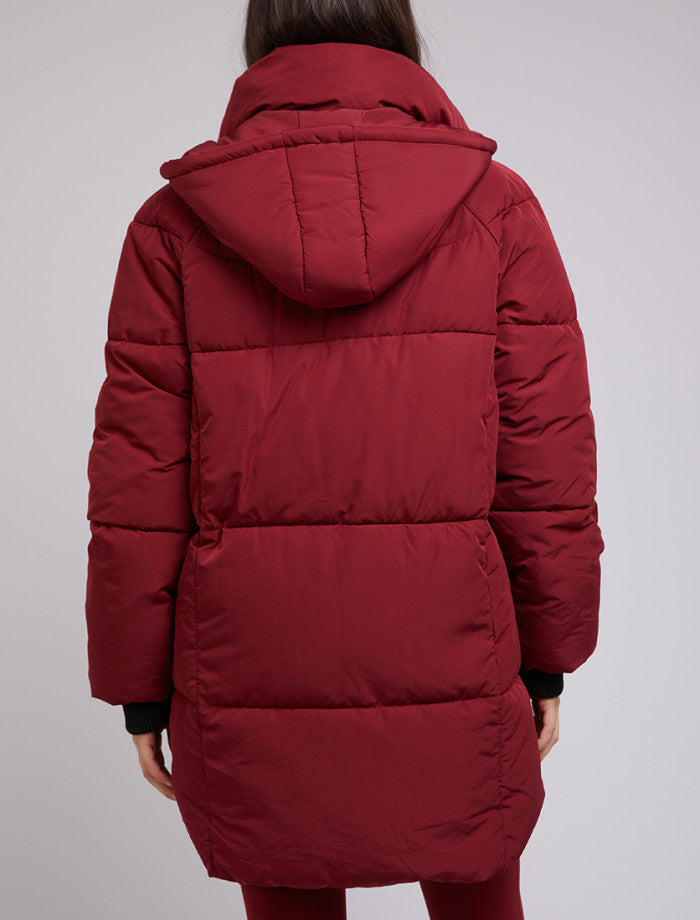 Remi Luxe Midi Puffer - Port