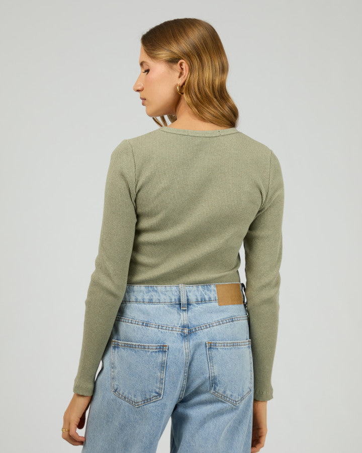 Rib Long Sleeve - Fern