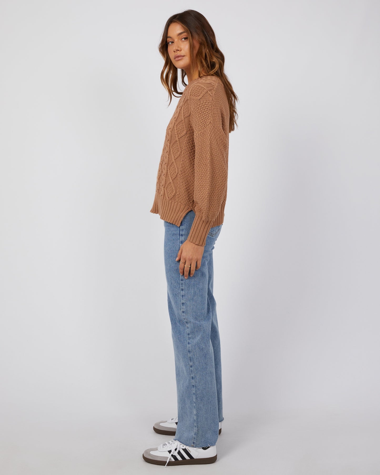 Rue Knit Sweater - Tan