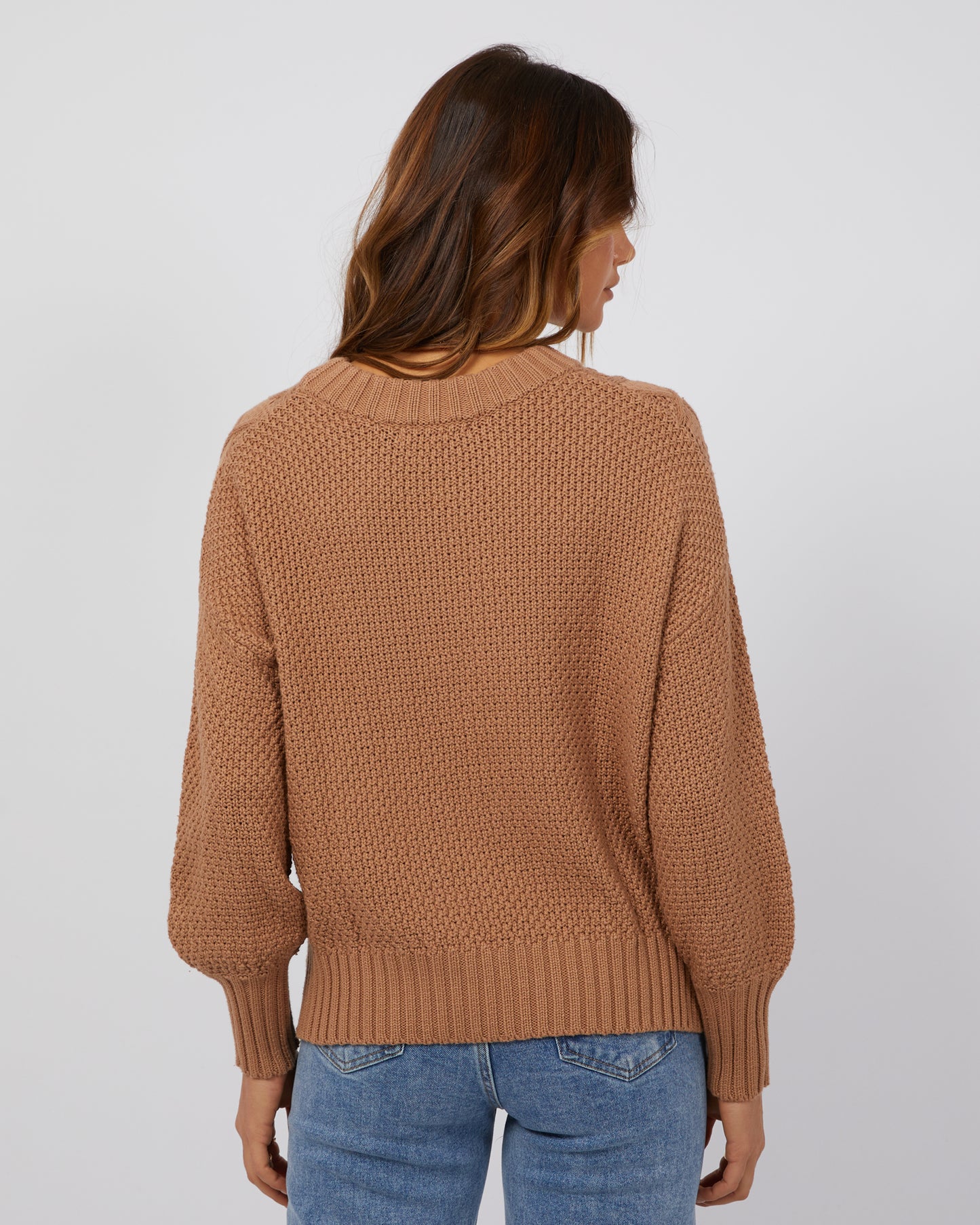 Rue Knit Sweater - Tan