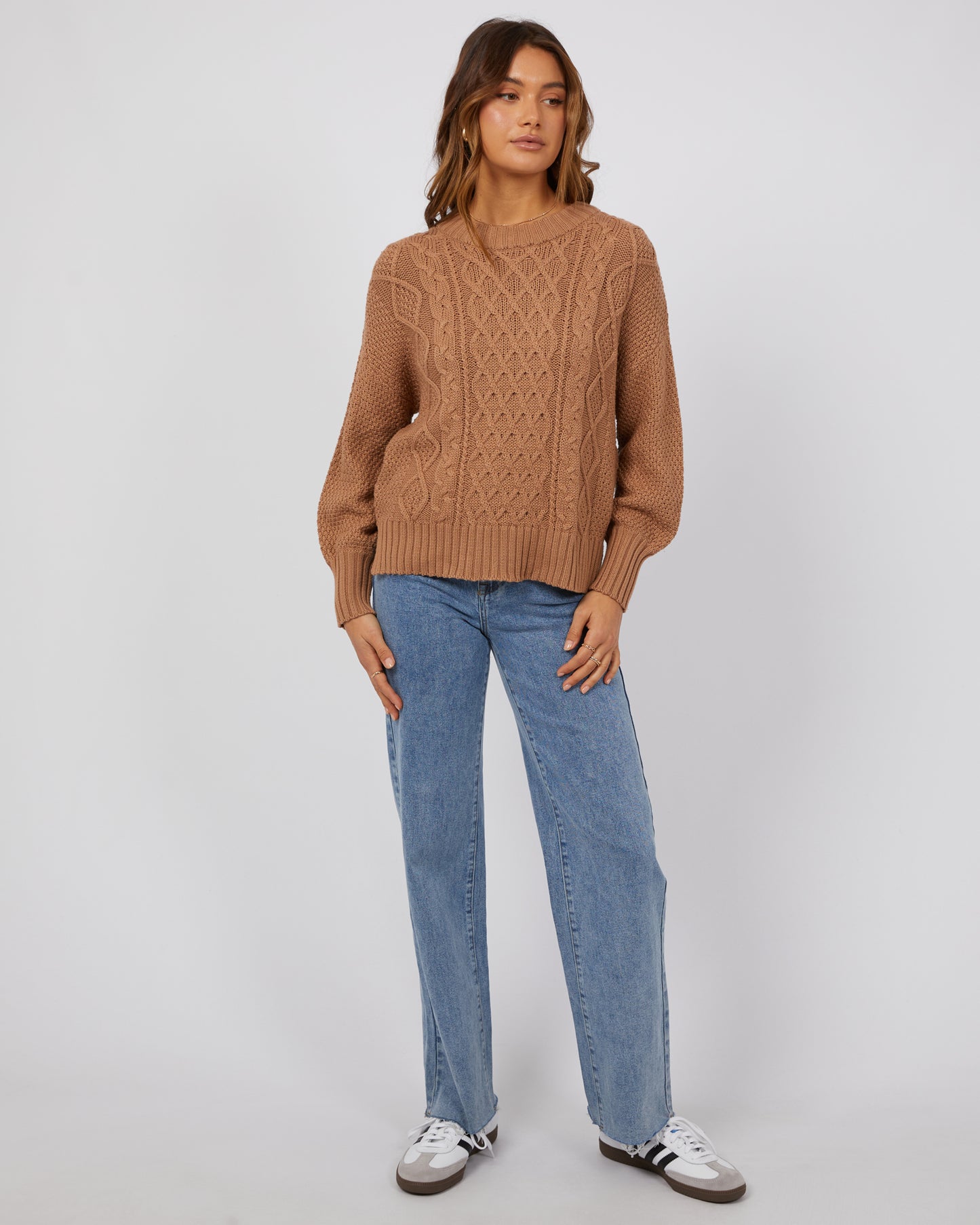 Rue Knit Sweater - Tan