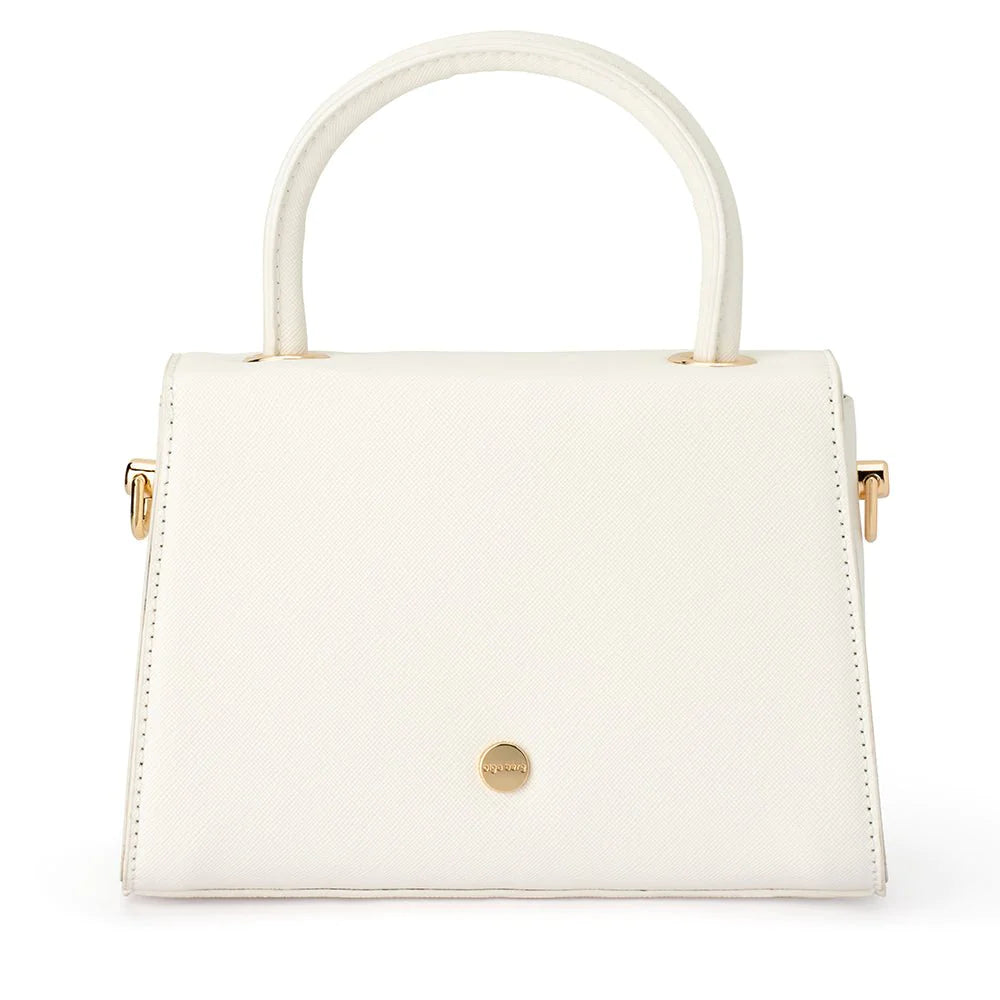 Sasha Top Handle Bag - White
