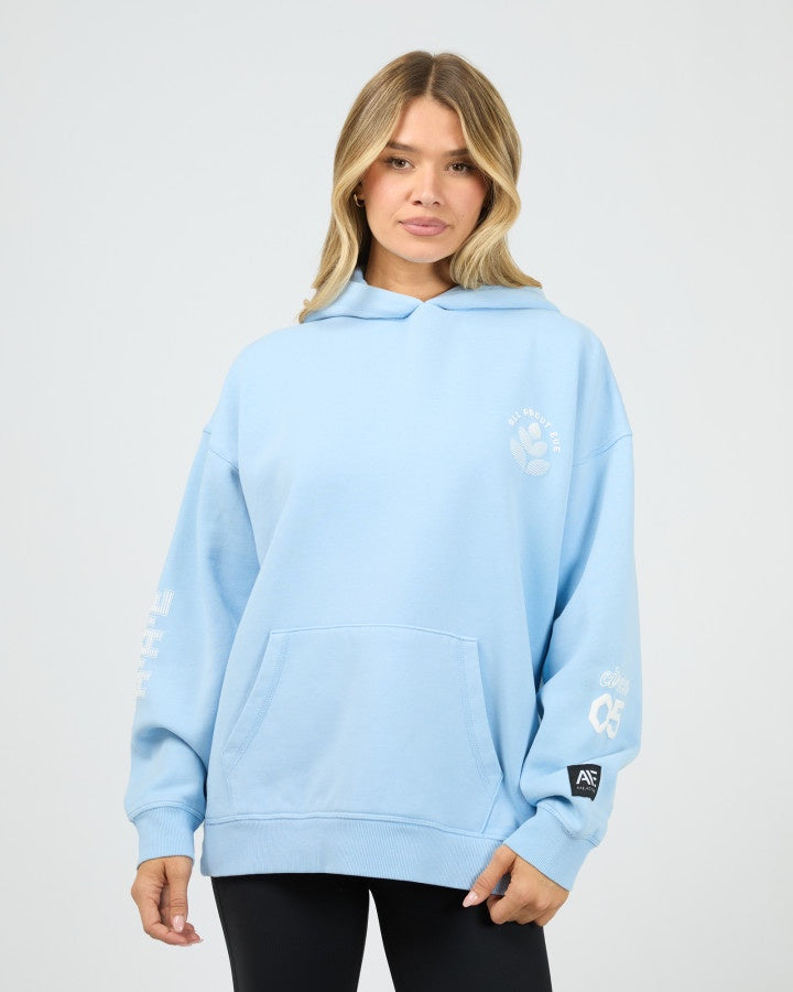 Serene Relaxed Hoodie - Blue