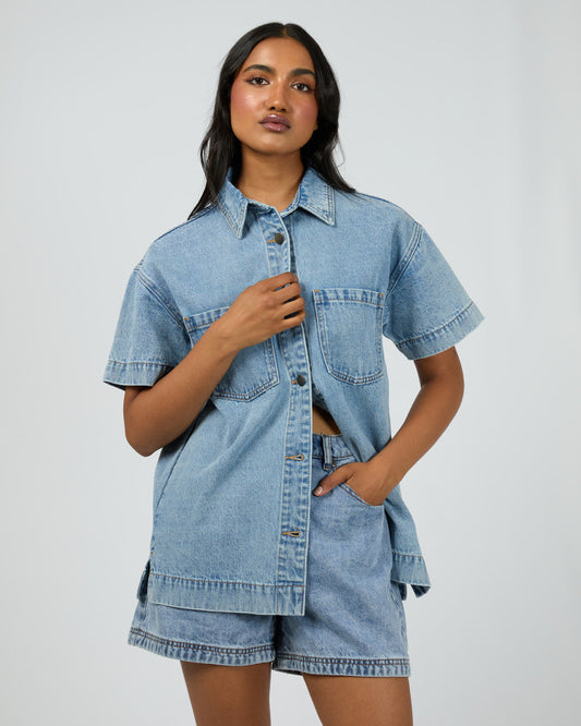 Simi Denim Shirt - Light Blue