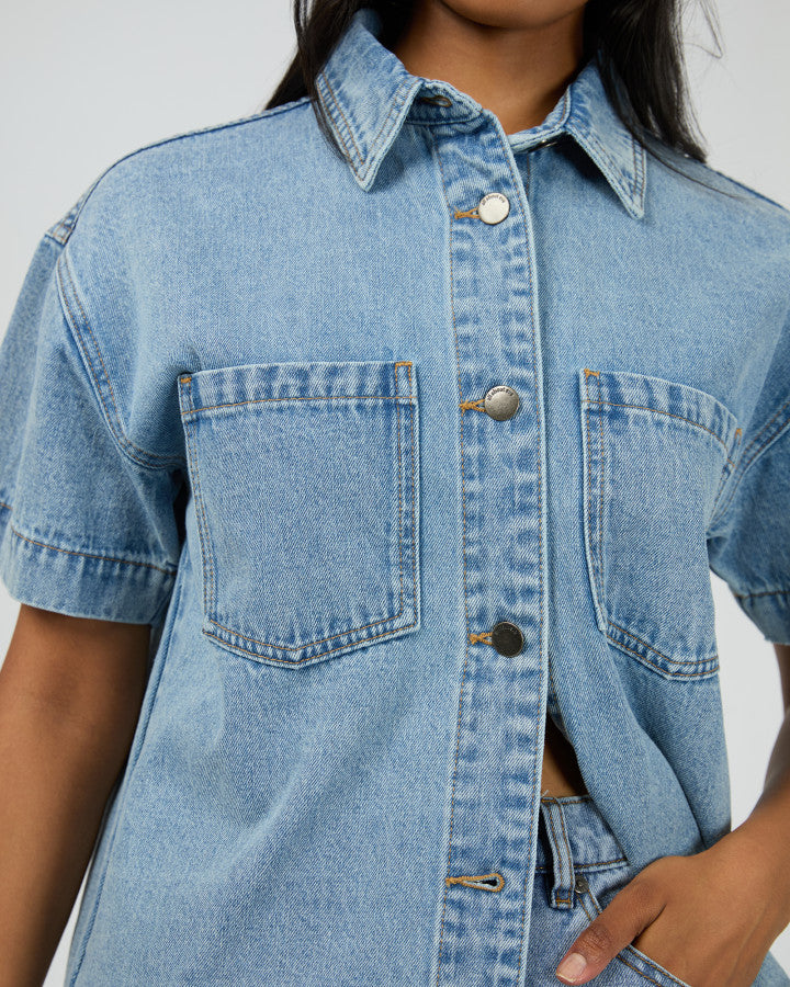 Simi Denim Shirt - Light Blue