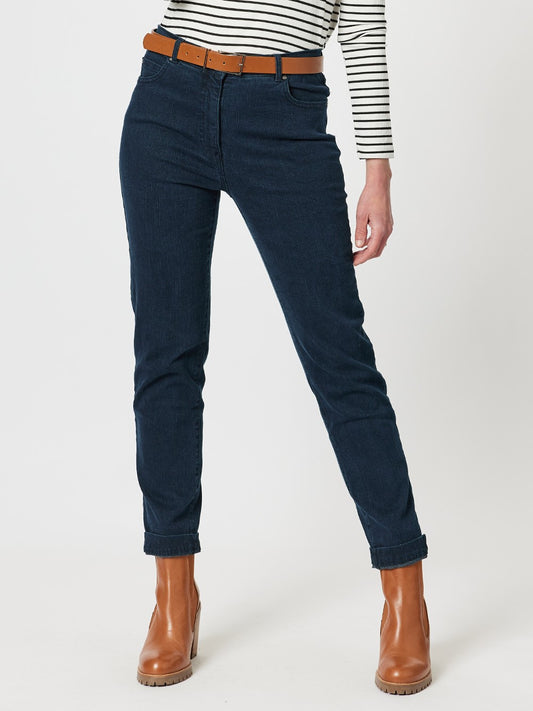 Slim Leg Miracle Jean - Dark Denim