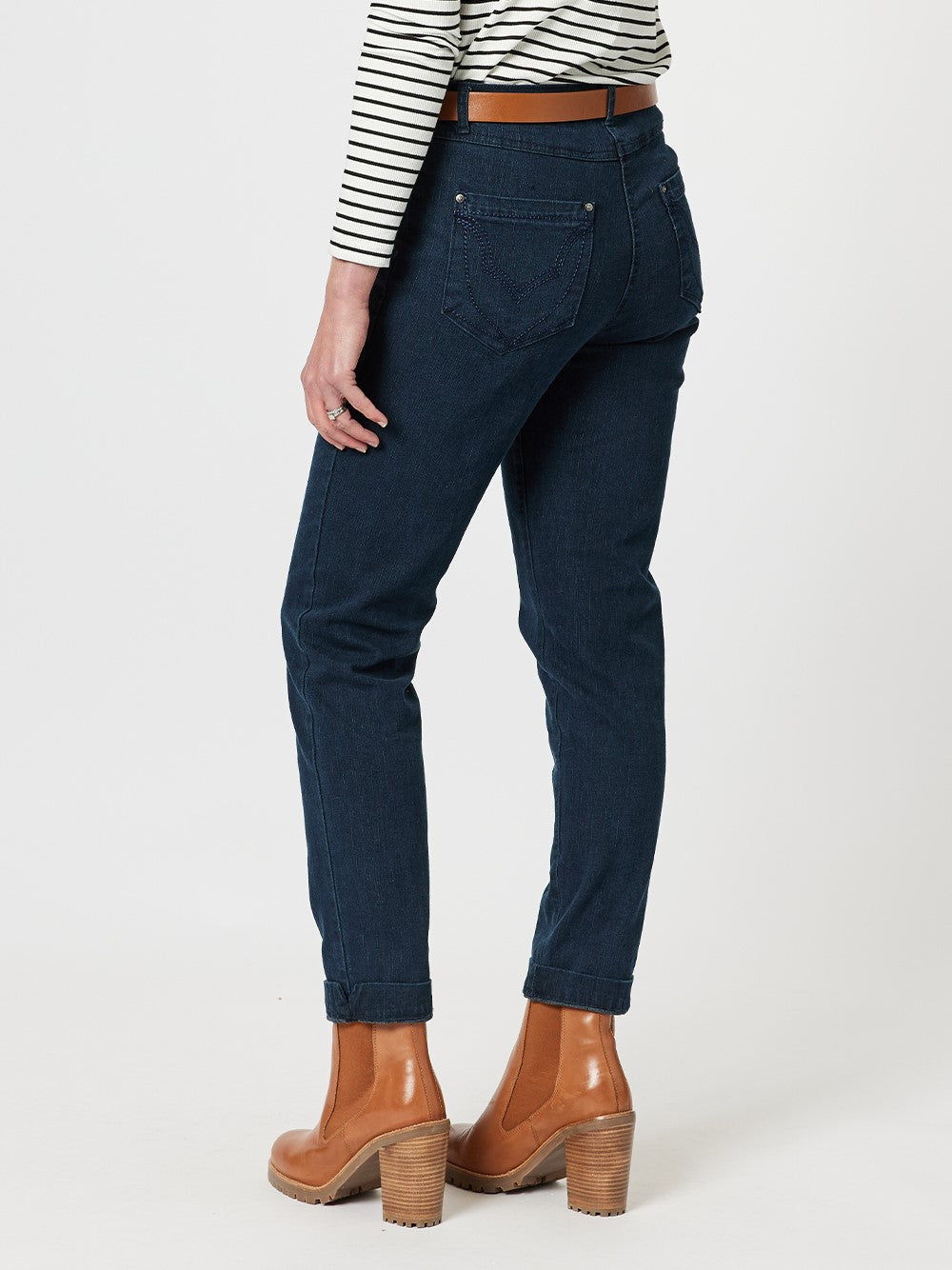 Slim Leg Miracle Jean - Dark Denim