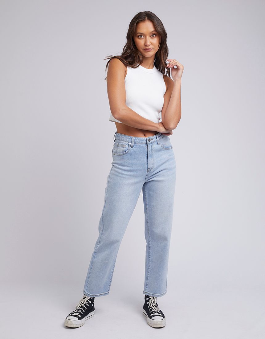 Cali Straight Jean - Light Blue