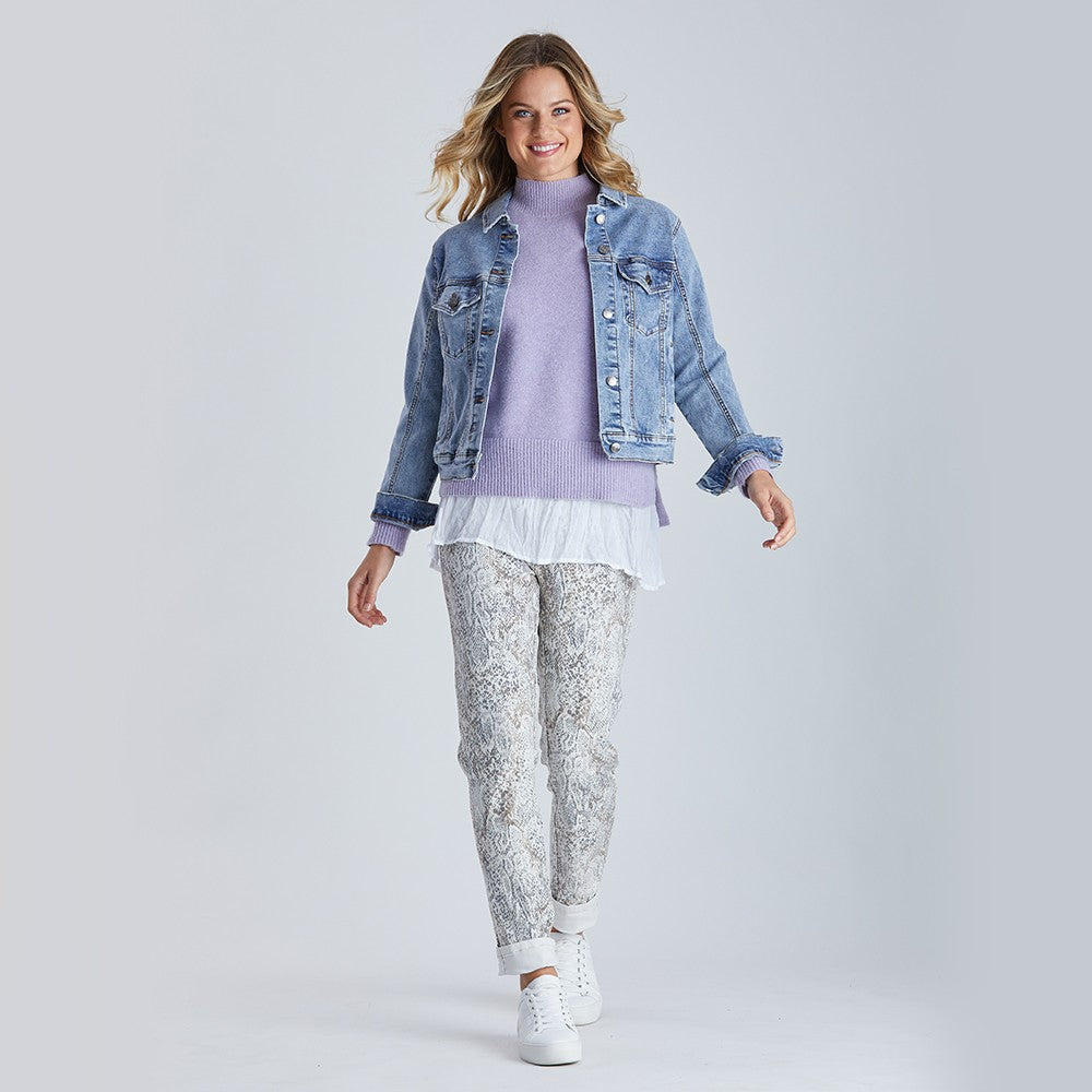 Reversible Animal Print Jean I Lyn Rose Boutique