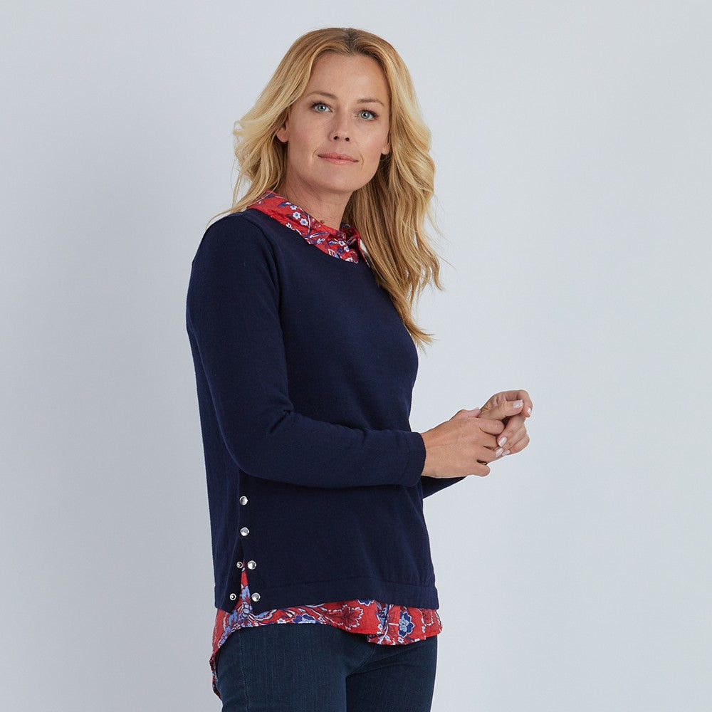 Side Snap Detail Knit