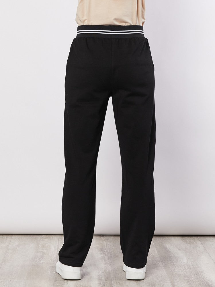 Cotton Track Pant - Black