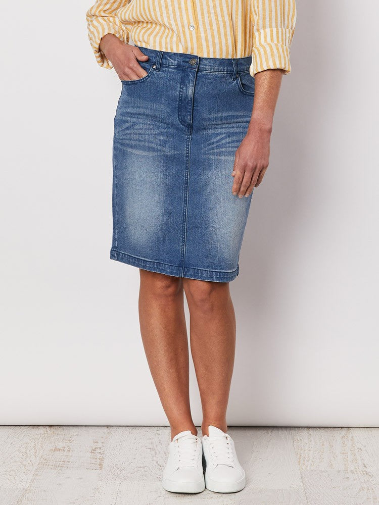 Miracle Denim Jean Skirt