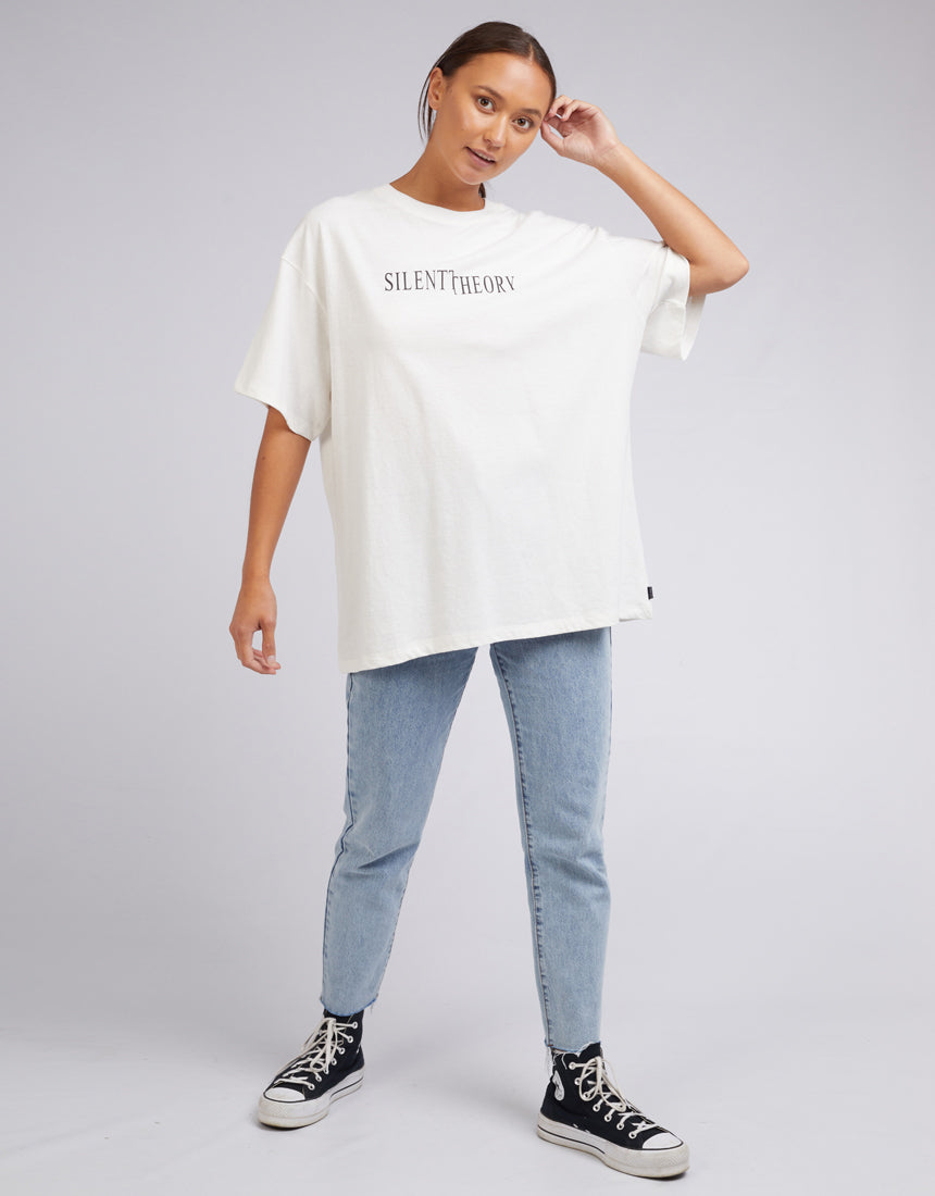 Spliced Tee - White