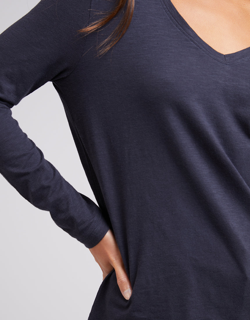 Marvellous L/S Tee - Navy
