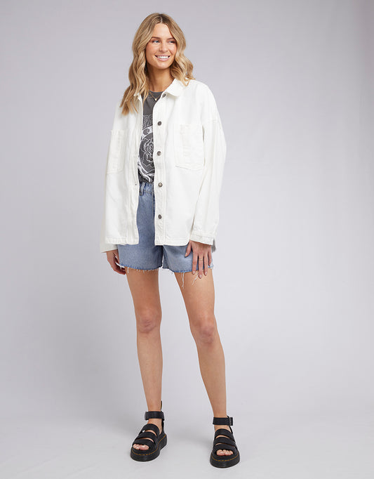 Dale Shacket - Vintage White