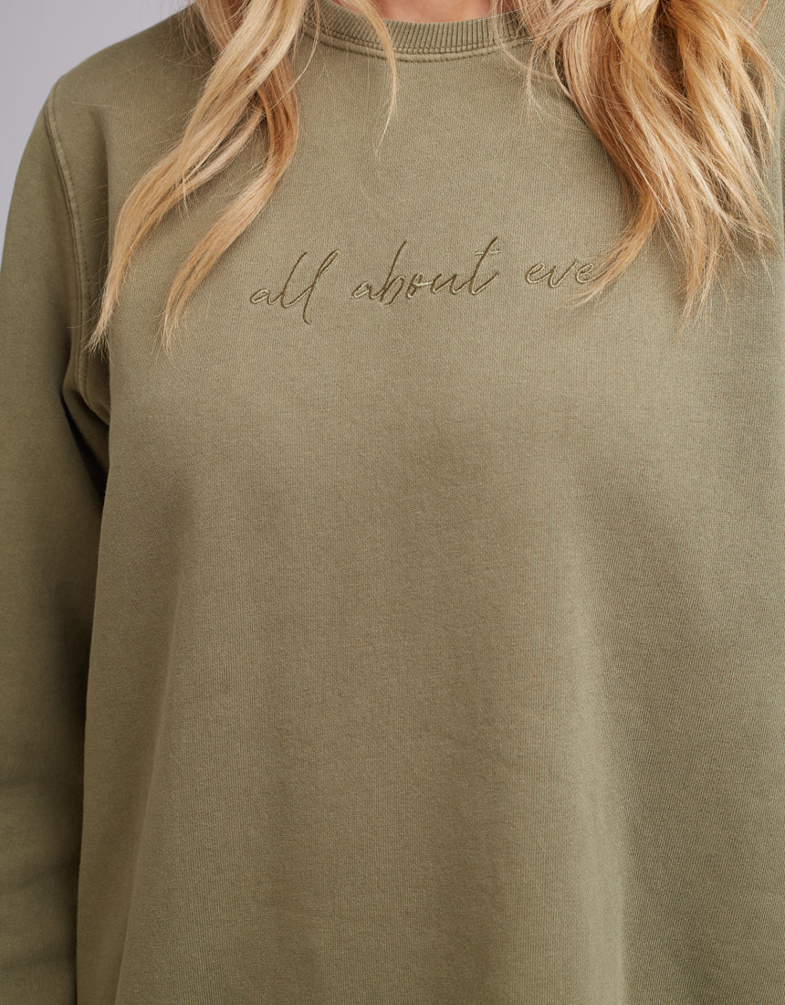 Mika Long Line Crew - Khaki