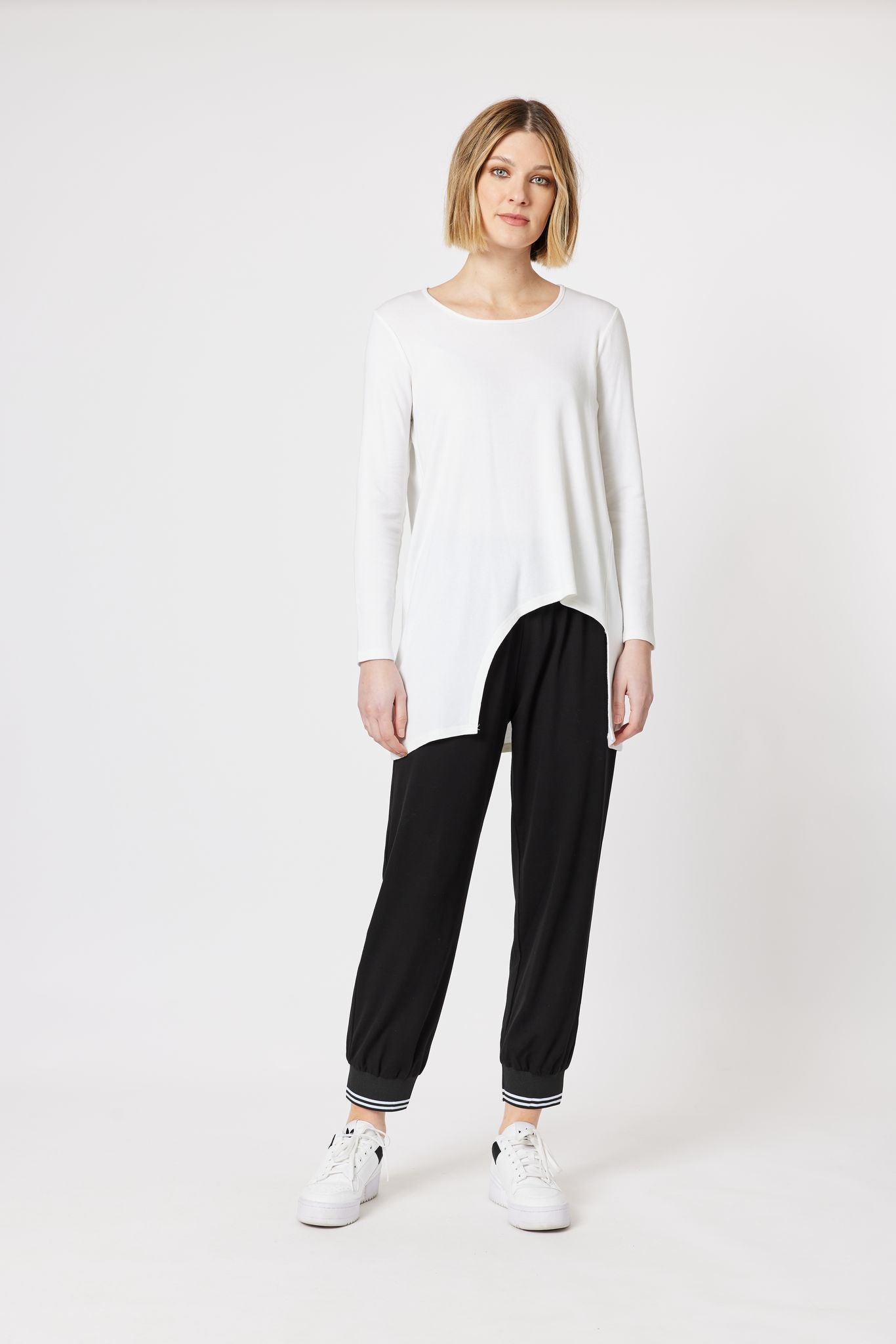 Mara Jersey Tee - Ivory