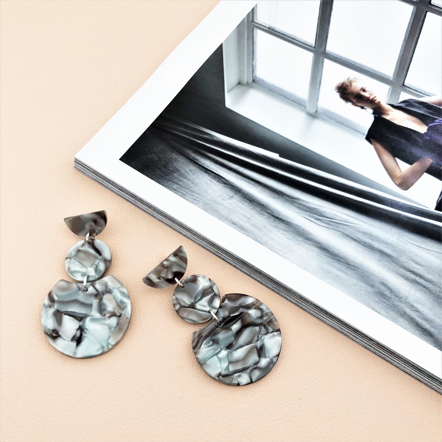 Three Drop Resin Earrings | Lyn Rose Boutique