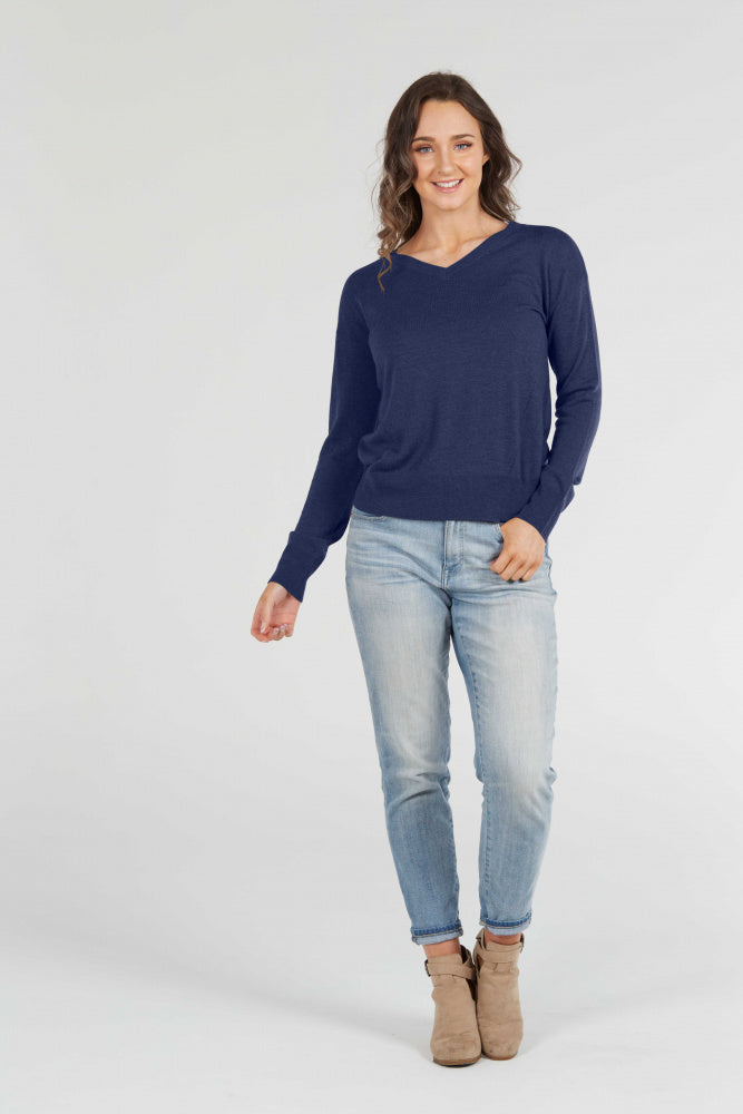Essential Vee Neck Pullover